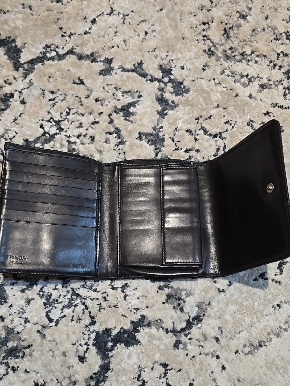 Prada Black  Nylon Wallet - Picture 6 of 9